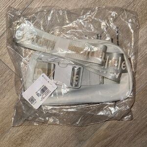 lululemon athletica Mini Bag in Silver and White